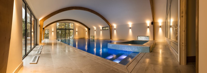 indoor icf pool with gym