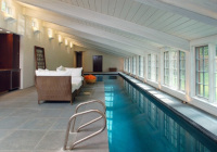 Rectangluar pool with additional narrow lap swimming area