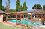 Luxury abris pool shelter