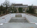 11 x 5 inground outdoor pool with above ground automatic cover