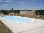 3m deep outdoor rectangle pool with above ground automatic cover