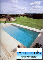 11 x 5 metre garden vinyl liner concrete pool