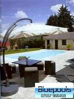 10 x 5 metre liner armee pool with concrete walls