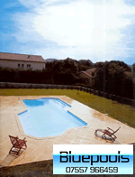 12 x 6.5 m oblique shape fibreglass pool