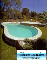 8 x 4 m fibreglass pool without deck