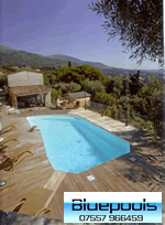 9 x 4 m garden fibreglass pool